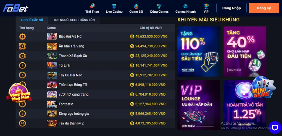 Cá cược bóng đá JJ88 Win